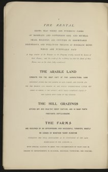 Estate Exchange Sale brochure. no. 1468. 
Titled: 'The Estate of Cromar Situate in the Parished of Tarland and Migvie Logie-Coldstone and Coull. Messrs Lindsay, Jamieson and Haldane.'