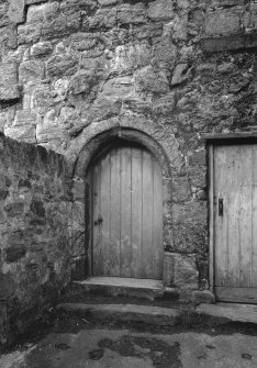 View of doorway, Pittenweem Priory, Pittenweem.
