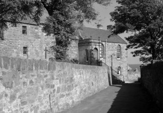 General view of the Priory, Pittenweem, from Cove Wynd.