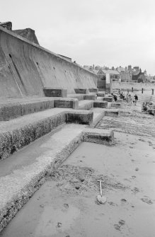 General view of sea wall, New Quay, Eyemouth.