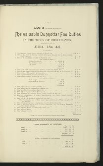 Estates Exchange. No. 1507. Sale brochure.

Title: 'The Dunottar Estate, Stonehaven, Kincardineshire'.
Dunnotar House, East Carmont farm, Clochnahill Farm, Nether Criggie, Upper Criggie, Briggs of Criggie, Fallside Farm, Glasslaw Farm.