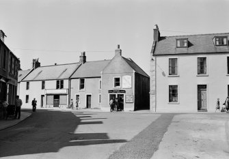 General view of Market Place and High Street, Eyemouth, from S.
