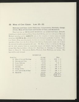 Sales Brochure titled, 'Galloway Estate'