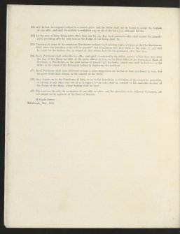 Sales Brochure titled, 'Galloway Estate'