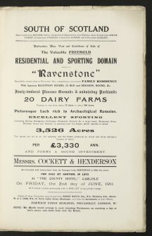 Estate Exchange.  No. 1539. The Ravenstone Estate. Sales Brochure