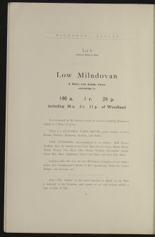 Particulars of the residential, agricultural and sporting estate of Kilmahew, extending (as now about to be offered) to an area of 1552 acres to be offered by auction as a whole or in 16 lots, by Messrs Knight, Frank and Rutley at East Room, MacLellan Galleries, 270 Sauchiehall Street, Glasgow, on Monday 3rd November 1919 at 2.30 o'clock,
