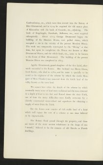Estate Exchange. Blair Drummond Estate.
 No. 1516 Sale Brochure 1913. Includes details of Lot I: Blair Drummond Mansion House. Lot II: Fourteen Farms and five cottage holdings. Lot III: Five farms (inc. Ballingrew, Ballinton Farms). Lot IV: Ten farms and Eighty-eight tenancies and fues at Thornhill.