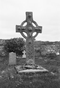 View of Kildalton Cross, Islay.

