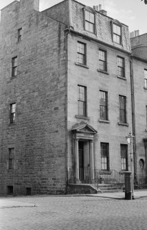 View of the front and East facades, George Square, Edinburgh, seen from the North East.