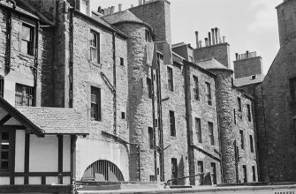 Rear view of 27-49, Bristo Street, Edinburgh.