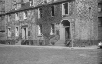 View of the front of the building, 1-2 George Square, Edinburgh, seen from the South East.