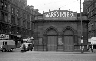 Glasgow Cross Railway Station, Trongate, Glasgow
View from ESE showing ESE front of surface building