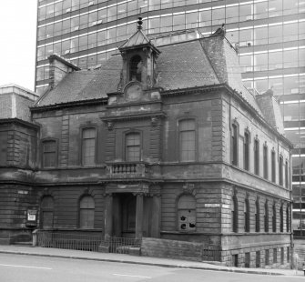 Glasgow, 49 Dempster Street, Old Allan Glen's School
View from N showing WNW front and part of NNE front
