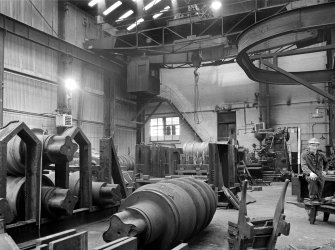 Glengarnock Steel Works, Roll-Turning Shop; Interior
View of crane