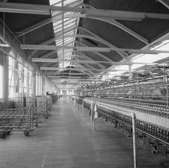 Paisley, Ferguslie Thread Mills, Mill No.1, 5th Flat; 
Interior, View from WNW along N side of building