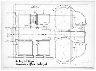 Mezzanine and first floor plan