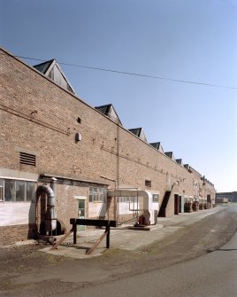View from NW of finishing department.