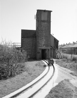View from N of spinning department.