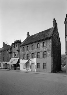 View of 11 and 13 South Street, Bo'ness, from SE.