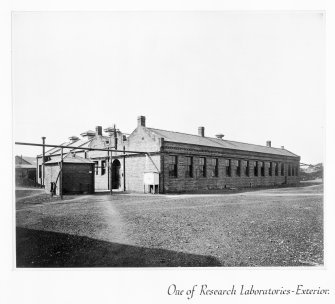 Photographic copy of view of  Laboratory and Miscellaneous Departments. One of Research Laboratories - exterior