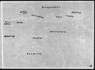 Ardeer, ICI works. Nobel's explosives factory. Photographic copy of overlay 'D' for D 10472.  Film version attached to print.