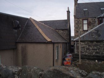 Historic building survey photograph, MacDonald Brothers Works, Site 1, Portsoy 