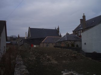 Historic building survey photograph, MacDonald Brothers Works, Site 1, Portsoy 