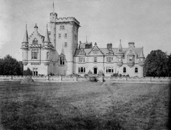 General view of Moy Hall,
Copy of historic photograph