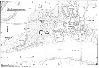 Publication drawing; Dunkeld Cathedral and its environs