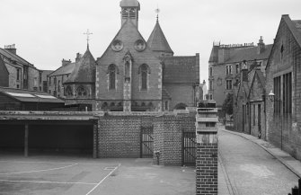 General view of West end of St Mary's Roman Catholic Church, Lochee, Dundee.