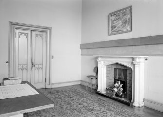 Interior view of Cambusnethan Priory showing study.