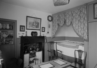 Interior view of David Livingstone's Memorial, Blantyre, showing birth room.