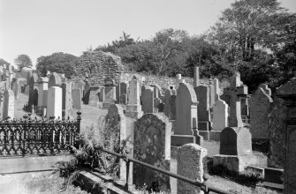 General view of churchyard.