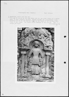 Photographs and research notes relating to graveyard monuments in Prestonpans West Cemetery, East Lothian. 
