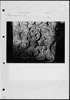 Photographs and research notes relating to graveyard monuments in Straiton Churchyard, Ayrshire. 
