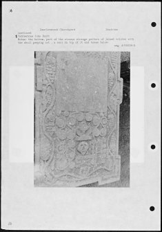 Photographs and research notes relating to graveyard monuments in Caerlaverack Churchyard, Dumfries.
