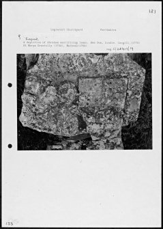 Photographs and research notes relating to graveyard monuments in Logierait Churchyard, Perthshire. 

