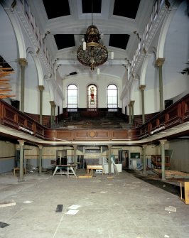 Edinburgh, South College Street, College Street United Presbyterian Church, interior.
General view of interior from South.