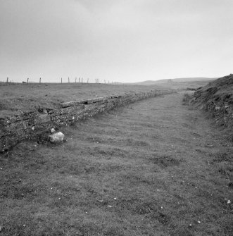 View of trackbed and platform, looking SW