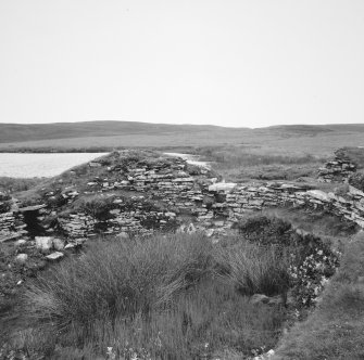 View of interior of broch from NW