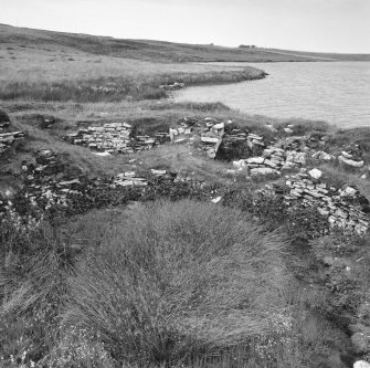 View of interior of broch from SE