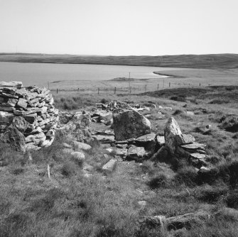 Detail of chamber, viewed from W