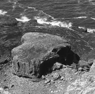 Canna, Dun Channa, fort. View from E.