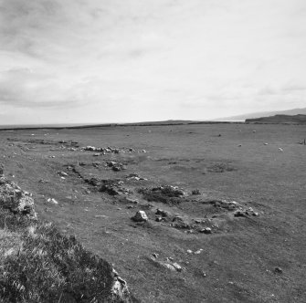 Sanday, Greod. View of township and cultivation remains from SW.