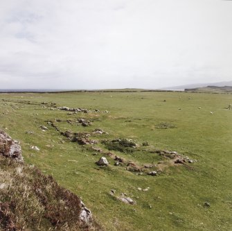 Sanday, Greod. View of township and cultivation remains from SW.