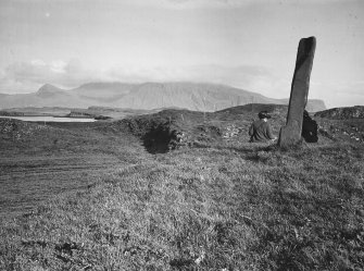 Canna, A'Chill, standing stone.