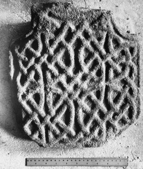 Early Christian cross fragment, front