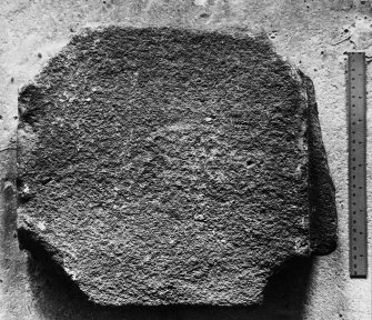 Early Christian cross fragment, back