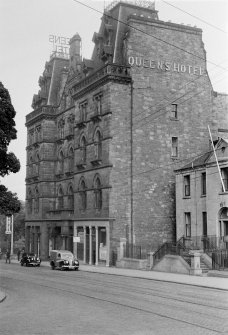 General view of Queen's Hotel, 160 Nethergate, Dundee, from West.