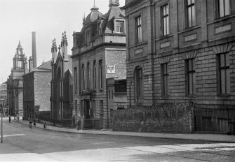 General view of Ward Chapel and YMCA, formerly Watt Institution, Constitution Road, Dundee.